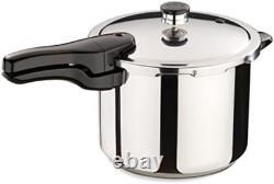 Cuisinière à pression en acier inoxydable de 6 quarts : cuisson plus rapide, saveur ultime