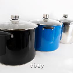 Cuit-vapeur en acier inoxydable de 21,5 quarts de Lehman avec manomètre