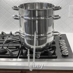 Distillateur d'eau en acier inoxydable de 7 quarts pour la cuisine, la pâtisserie et la purification