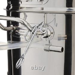Ensemble de cuiseur vapeur et extracteur en acier inoxydable, capacité de 4 quarts, multifonction.