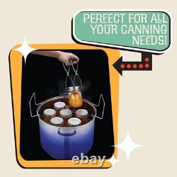 Ensemble de marmites à conserves en acier inoxydable de 20 quarts CONCORD. Pack varié, cobalt