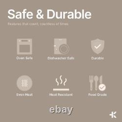 Faitout en acier inoxydable avec couvercle 16 quart, acier inoxydable durable 18/8, Imp