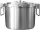 Faitout En Acier Inoxydable De 37 Quarts, Grande Casserole Pour Mise En Conserve