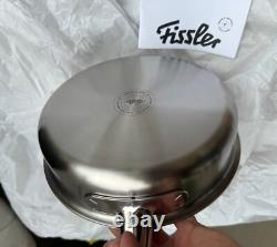 Fissler M5 Pro-Ply Poêle à Sauté en Acier Inoxydable 5 Couches, 3 Quarts, avec Couvercle en Métal