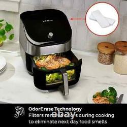 Friteuse à air en acier inoxydable Instant Vortex Plus 6 litres avec ClearCook et Odor