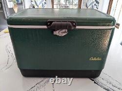 Glacière vintage Cabela's en acier inoxydable avec ceinture 50-quarts 5 jours Coleman