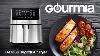 Gourmia Gaf838 8 Quart En Acier Inoxydable Friteuse D'air Numérique
