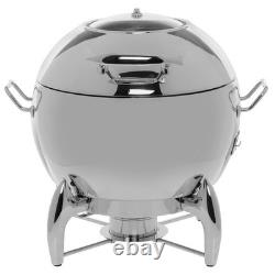 HUBERT Induction Chaudron pour Soupe, 11 1/2 Quart Acier Inoxydable 19 1/2L x 18