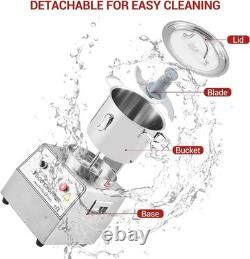 Hachoir Électrique Commercial en Acier Inoxydable de 16 Quarts, Broyeur de Viande