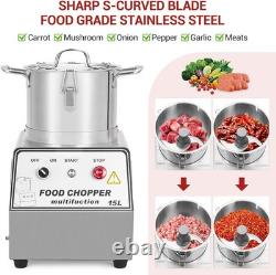 Hachoir Électrique Commercial en Acier Inoxydable de 16 Quarts, Broyeur de Viande