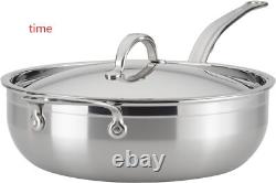 Hestan ProBond Professional Clad Acier Inoxydable Poêle Tout-en-Un, 5 Quart, K