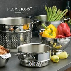 Insert à pâtes en acier inoxydable Provisions de 8 pintes pour une cuisson parfaite