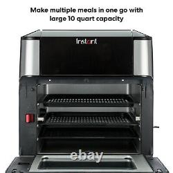 Instant Vortex Plus 10 Quart Air Fryer Oven Acier Inoxydable Nouveau