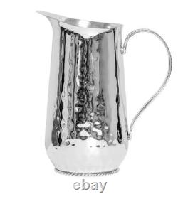 Jarretière de cuisine en acier inoxydable argenté Juliska Graham 1,86 quart neuve 195 $