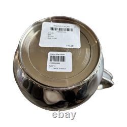 Jarretière de cuisine en acier inoxydable argenté Juliska Graham 1,86 quart neuve 195 $