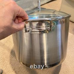 KRONA Norpro 16 Quart Marmite avec Couvercle en Verre Ventilé en Acier Inoxydable 18/10 KRONA Norpro 16 Quart Marmite avec Couvercle en Verre Ventilé en Acier Inoxydable 18/10