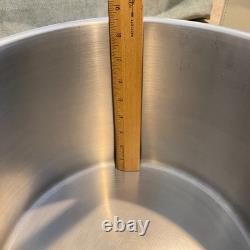 KRONA Norpro Casserole de 16 Quartes avec Couvercle en Verre Ventilé en Acier Inoxydable 18/10