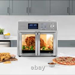 Kalorik 26-quart Digital Max Air Fryer Oven Rotisserie Bake Cook Glass Doors