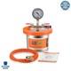 Kit De Chambre &agrave; Vide En Acier Inoxydable De 2 Quarts Pour Le D&eacute;gazage De R&eacute;sine Et De Silicone