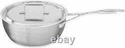 Kitchenaid Acier Inoxydable Professionnel Seven-ply 2.0-quart Conique Saute Pan