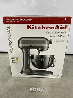 Kitchenaid Professional 6 Quart 590w Bowl-lift Stand Mixer Silver Gift