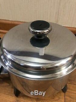 Lifetime West Bend 5 Pintes Inoxydable Mp5 Regal Ware Cooker Made USA