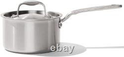 Made In Casserole - Casserole en Acier Inoxydable de 2 Quart avec Couvercle - Acier Inoxydable 5 Couches