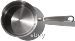 Made In Casserole - Casserole en Acier Inoxydable de 2 Quart avec Couvercle - Acier Inoxydable 5 Couches