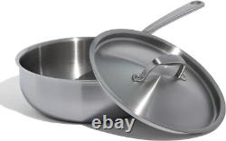 Made In Cookware Casserole en Acier Inoxydable de 3 Quarts 5 Couches Enveloppées