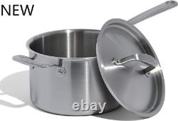 Made In Cookware Casserole en Acier Inoxydable de 4 Quart avec Couvercle 5 Couches