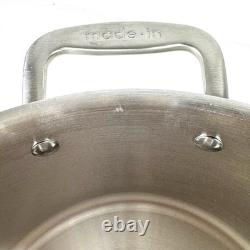 Made In Cookware Marmite en Acier Inoxydable 8 QT 5 Plis Enveloppée Avec Couvercle