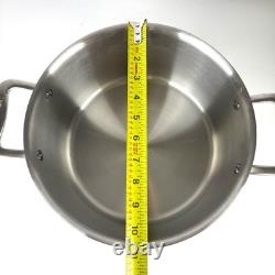 Made In Cookware Marmite en Acier Inoxydable 8 QT 5 Plis Enveloppée Avec Couvercle