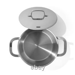 Maestro Marmite en Acier Inoxydable de 8 Quarts, Acier Inoxydable Ventilé
