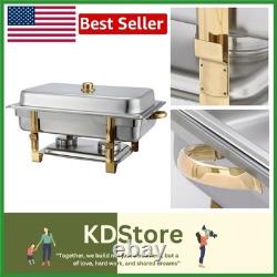Malibu 8 quarts chafing dish en acier inoxydable, solution de service élégante et fonctionnelle