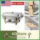 Malibu 8 Quarts Chafing Dish En Acier Inoxydable, Solution De Service &eacute;l&eacute;gante Et Fonctionnelle
