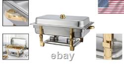 Malibu 8 quarts chafing dish en acier inoxydable, solution de service élégante et fonctionnelle