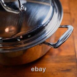 Marmite 360 Cookware en Acier Inoxydable GRAND Modèle de 6 Quarts avec Couvercle TRÈS BON ÉTAT