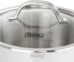 Marmite à soupe en acier inoxydable 3 plis Viking Culinary Contemporary, 3,4 litres, Inclu