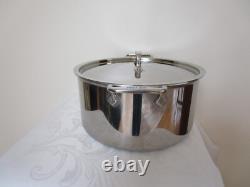 Marmite de cuisson grande All Clad avec couvercle en acier inoxydable 8 quart VGC