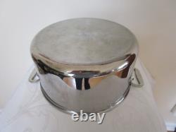 Marmite de cuisson grande All Clad avec couvercle en acier inoxydable 8 quart VGC