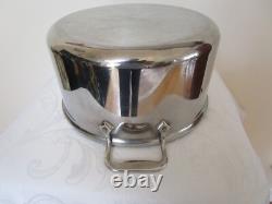 Marmite de cuisson grande All Clad avec couvercle en acier inoxydable 8 quart VGC