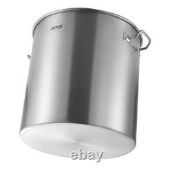 Marmite en acier inoxydable 84 QT 32 quarts avec panier et couvercle, marmite de cuisson robuste