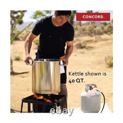 Marmite en acier inoxydable Concord de 180 quarts - Ustensiles de cuisine 180 quarts