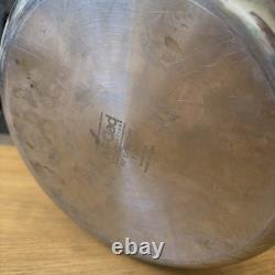 Marmite en acier inoxydable poli D3 à 3 couches All Clad de 7 quarts RARE