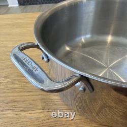 Marmite en acier inoxydable poli D3 à 3 couches All Clad de 7 quarts RARE