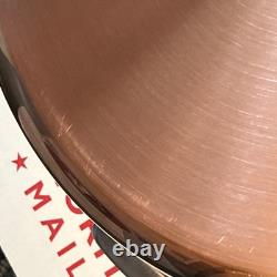 Martha Stewart faitout en acier inoxydable et cuivre 6 quarts à 3 couches avec couvercle