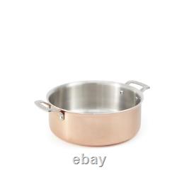 Martha par Martha Stewart 6-quarts en acier inoxydable casserole à fond plat avec couvercle Co Martha par Martha Stewart 6-quarts en acier inoxydable casserole à fond plat avec couvercle Co