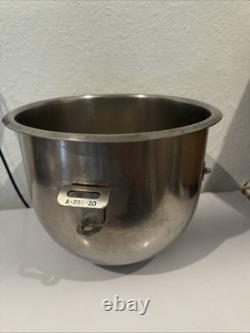 Mélangeur Hobart A200 de 20 quart avec bol en acier inoxydable A-200-20 S6