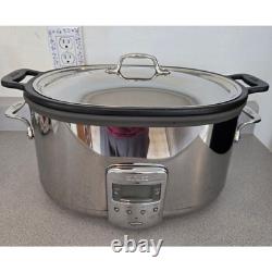 Mijoteuse All-Clad 7 quarts en acier inoxydable Crock-Pot SC01 avec insert amovible