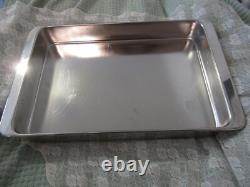 Moule à gâteau rectangulaire en acier inoxydable Revere Ware 9 x 1 3 x 2 4 qt quart